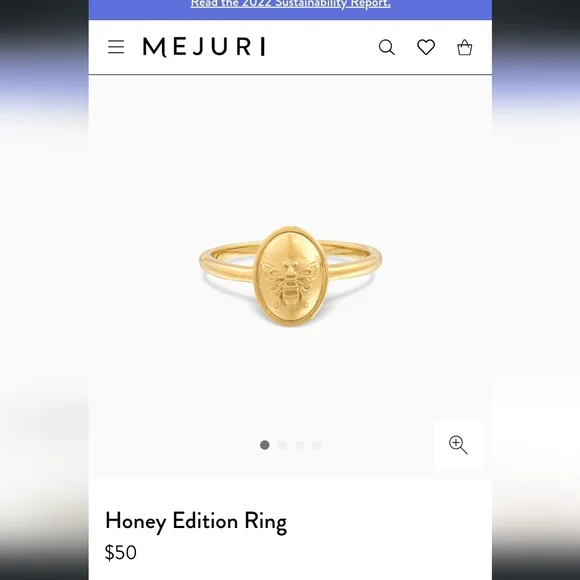 Honey ring mejuri deals